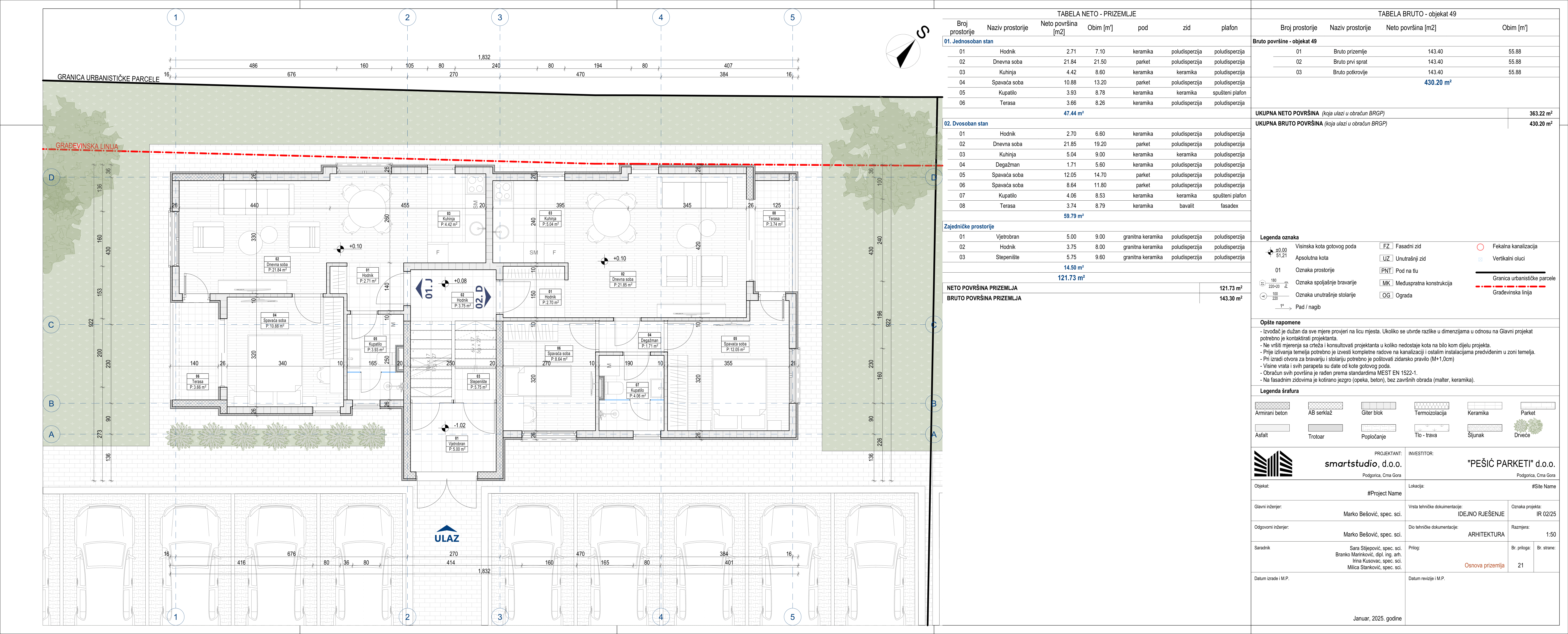 Prizemlje — Objekat 3